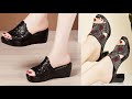 VERY STYLISH FASHION SLIPPER DESIGN FOR WOMEN|Women sandals comfortable genuine leather fashion shoe