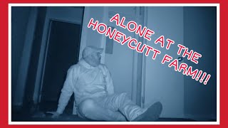 ALONE CHALLENGE AT THE WORLD&#39;S MOST HAUNTED FARM!!! ***Honeycutt Farm***