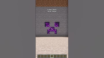 How to Build A Sculk Sensor  Nether Portal Door Tutorial!   #minecraft #minecraftbuilds