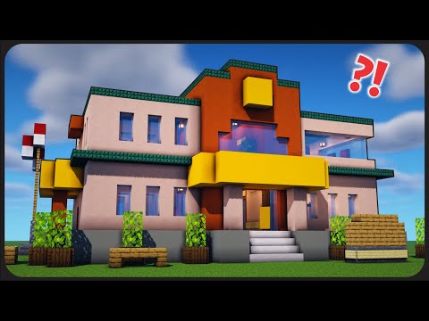 Cara Membuat Gedung Sekolah Simple di Minecraft ! || Minecraft Modern Pt.70