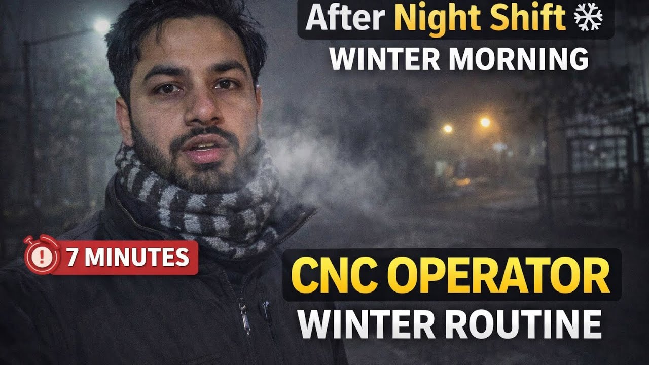 After Night Shift ❄️ | CNC Operator Winter Morning Routine