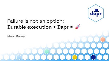 Failure is not an option - Durable Execution + Dapr = 🚀