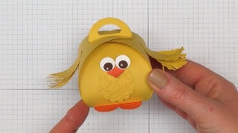 How to make a Cute Easter Chick using the Stampin