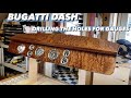 BUGATTI: DRILLING/INSTALLING GAUGES IN VENEER DASH