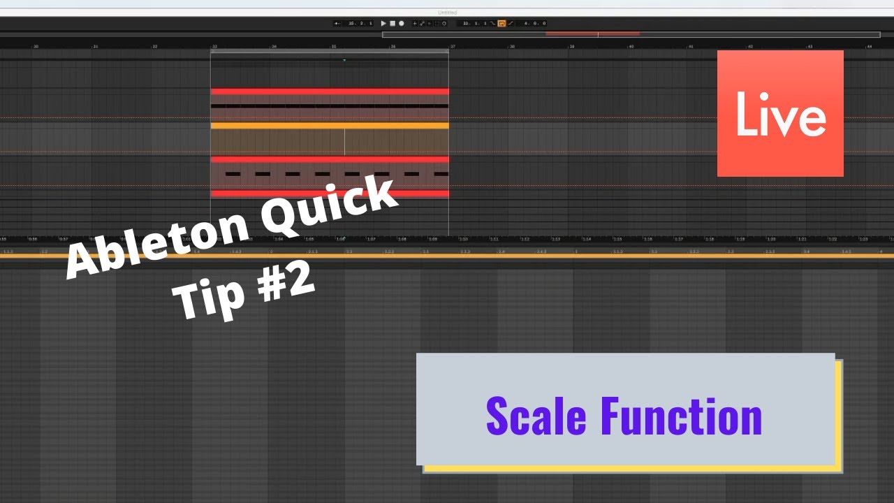 Ableton Live Quick Tips - Scale Function - YouTube