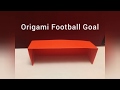 Origami Football Goal Post EASY image