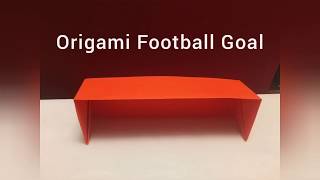 Origami Football Goal Post EASY