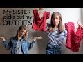 LETTING MY LITTLE SISTER PICK MY OUTFITS FOR A WEEK! | MAGGIE AND ISABEL