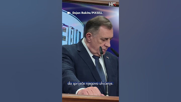 Milorad Dodik napustio BiH