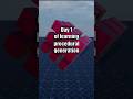 Day 1 of learning Procedural Generation in Unity using C#