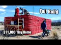 Full build offgrid tiny home from start to finish diy hyperadobe in the desert