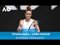 Tatjana Maria v Maria Sakkari Extended Highlights (1R) | Australian Open 2022