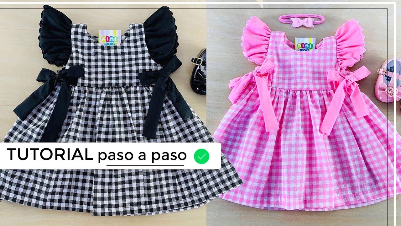 torpe Mujer joven America DIY Como hacer vestidos para niñas hermoso - YouTube