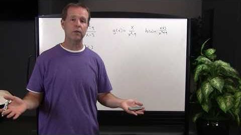 Finding the Domain of a Rational Function