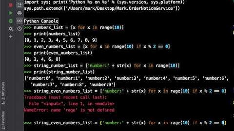 python for range 優雅語法