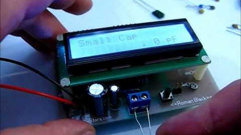 Measure capacitors with High Resolution Capacitance Meter DIY Kit.wmv