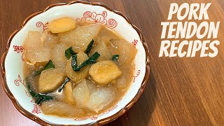 How To Cook Pork Tendon Braised