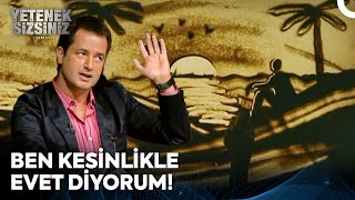 Ramazan Yumrutepe ve Veysel Çeliktepe'den Kum Sanatı! 😲 | Yetenek Sizsiniz Türkiye