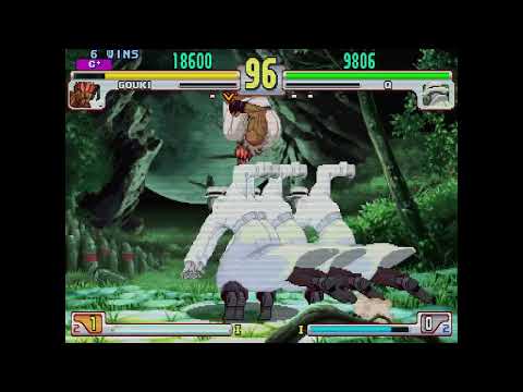 Street Fighter III: 3rd Strike - Akuma vs. Q 9