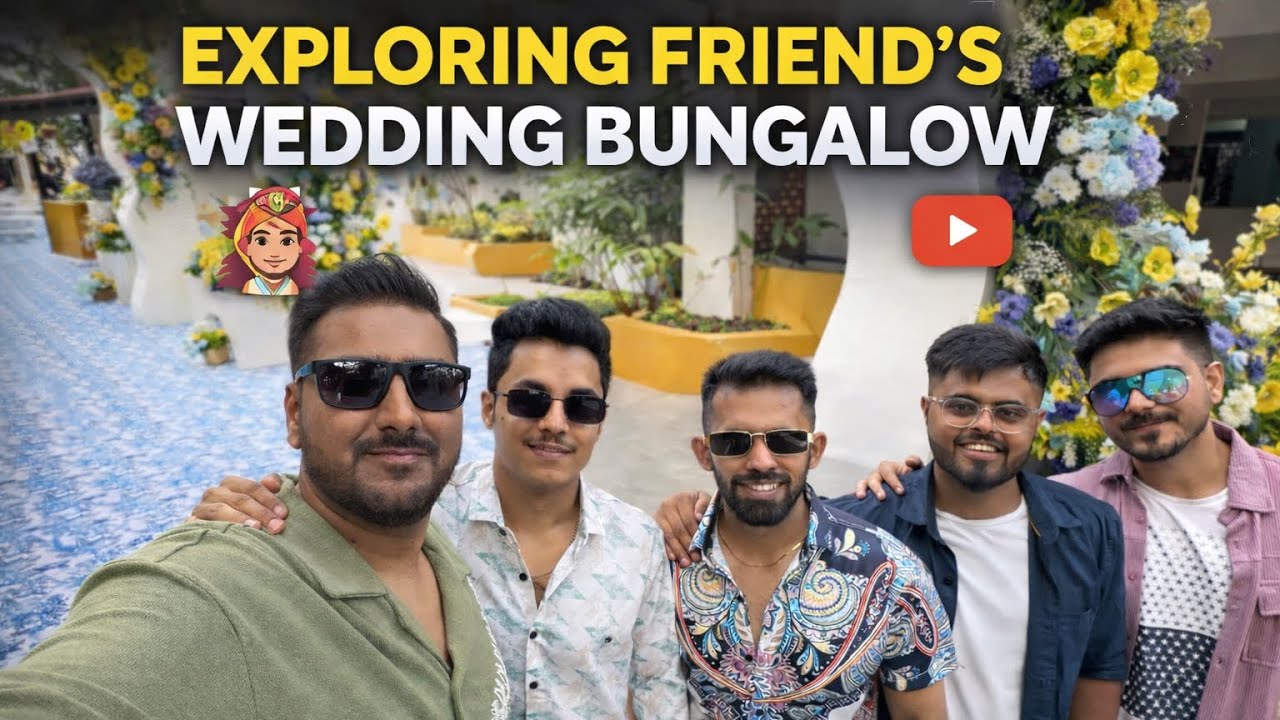 Exploring Villa with friends 🏠