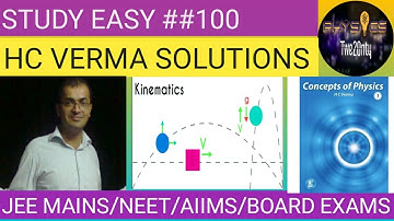 HC VERMASOLUTIONS|KINEMATICS|REST AND MOTION|EXERCISE-19|EASY EXPLANATION|ENGLISH|JEE MAINS|NEET