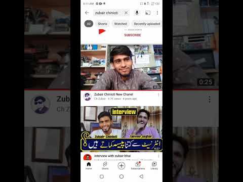 Zubair chinioti channel