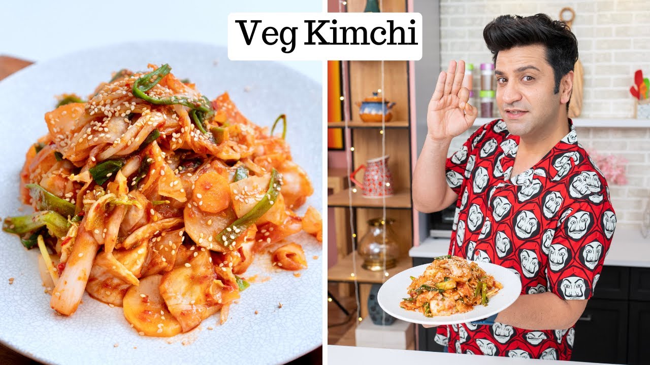 Veg Korean Kimchi Recipe Kimchi With Indian Cabbage Veg Korean Kimchi Recipe Kimchi With Indian Cabbage