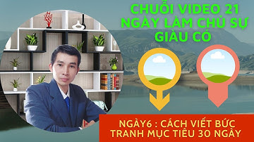 Ngày 6: Cách viết bức tranh mục tiêu 30 ngày