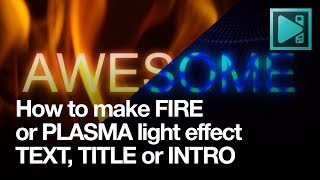 How to create fire text effect in VSDC