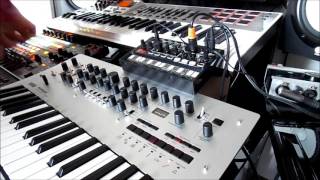 Tech House,Techno Jam with Minilogue,Volca Kick and APC40mk2
