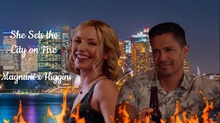 Magnum & Higgins | She Sets the City on Fire | Magnum P.I. [+3x09] #SaveMagnumPI