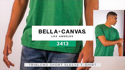Bella+Canvas 3413 Tri-Blend Short Sleeve | T-shirt.ca