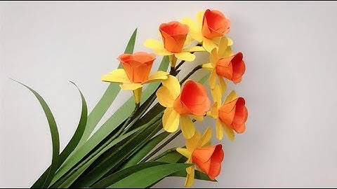 ABC TV | How To Make Easy Narcissus Paper Flower With Shape Punch - Craft Tutorial