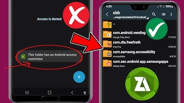 Obb/data folder access restriction | This folder has an Android access restriction Zarchiver 2024