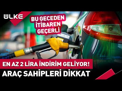 Araç Sahipleri Dikkat! Benzine İndirim Geliyor Litrede En Az 2 Lira... #sondakika