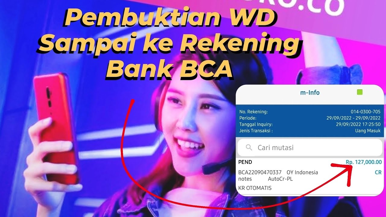 Pembuktian WD #XToko NFT ke Rekening Bank BCA | Penting ! Baca Deskripsi