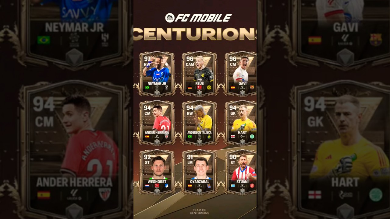 CENTURONS FC MOBILE🔥🔥🤫All players of the new event🔥 