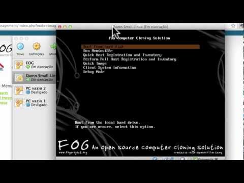 Tutorial Fog (Ep 4 - Registar host e criar imagem no servidor FOG)