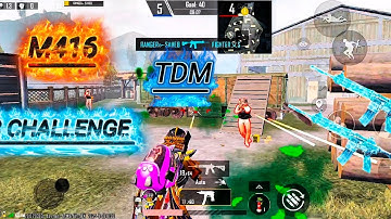 CHALLENGE 🔥M416 1V3 TDM GAME PLAY #bgmi #pubgmobile #battleroyalegame #1v3 #gaming