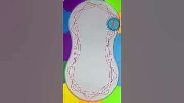 Interesting Spirograph🔖 #asmr #art #drawing #spirograph #spirographdrawing #spirographasmr #shorts