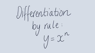 Differentiation by rule: y = x^n | Unit 3 and 4 VCE Maths Methods