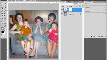 Saturation and Vibrance Commands in Photoshop CS5