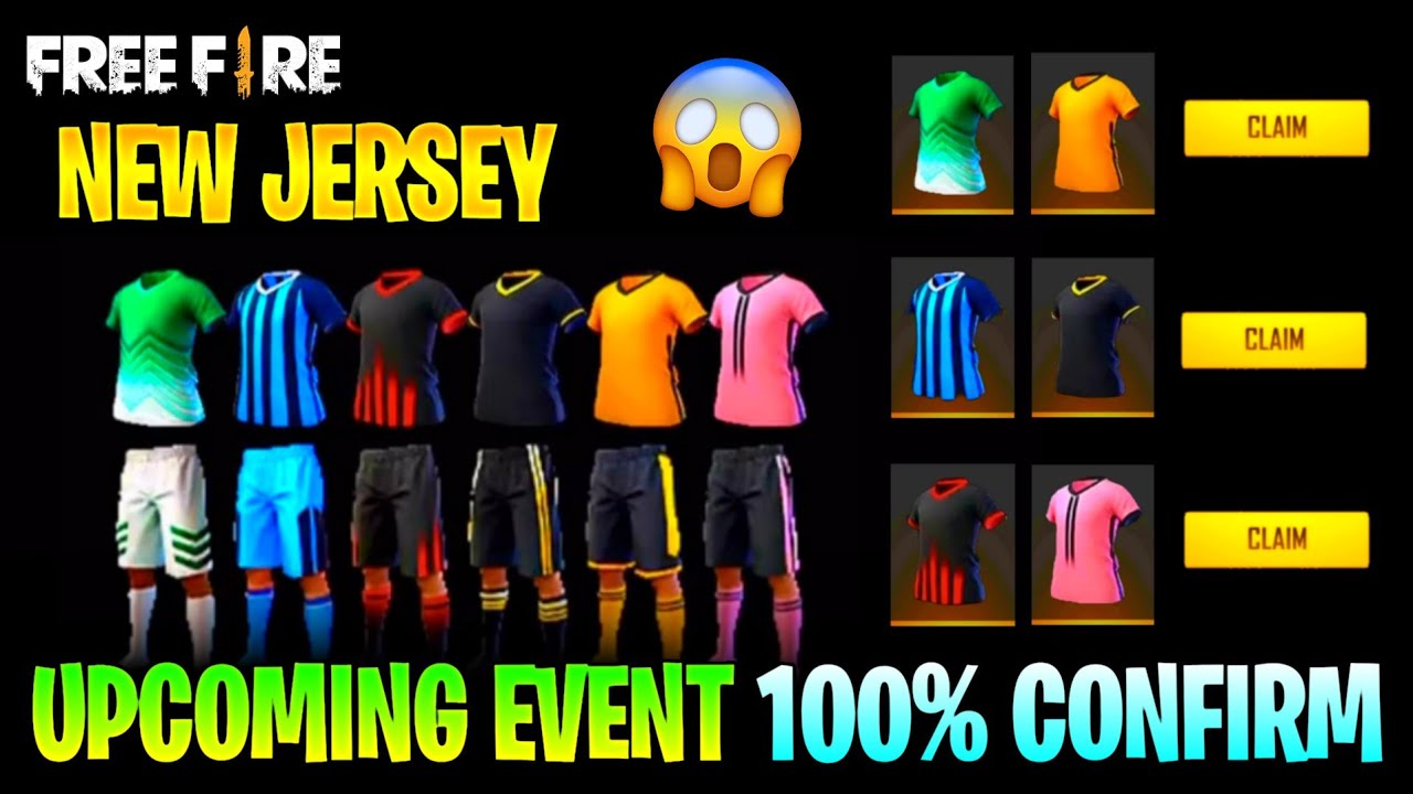 Upcoming New Jersey In Free Fire New Jersey Event In Free Fire Free Fire Jersey Return Youtube