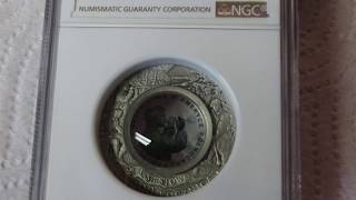 Silver Coin From Poland 400th Anniversary Polish Settlement At Jamestown North America 10 Zloty NGC