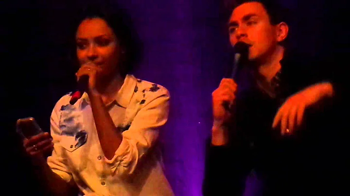 Kat doing a spell at Bloodynightcon europe 2