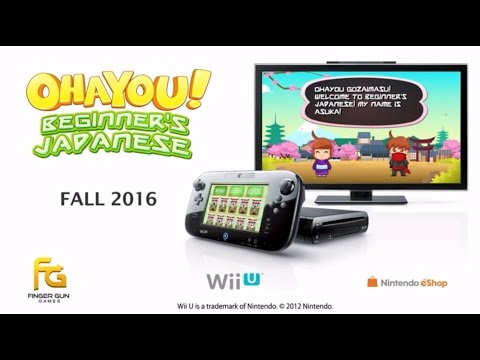 Ohayou! Beginner's Japanese (Wii U) Nintendo eShop - European trailer