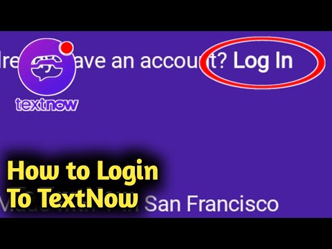 How to Login to TextNow