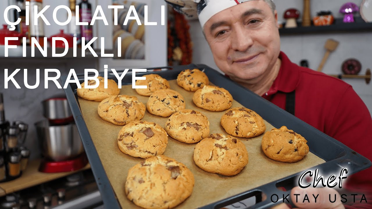 KURABİYE ÇİKOLATALI FINDIKLI ❗️Nasıl Yapılır? | Chef Oktay Usta