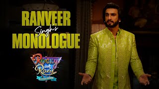 Ranveer Singh's Monologue | Rocky Aur Rani Kii Prem Kahaani | Ranveer Singh | Karan Johar