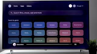 SHARP QLED 2025 – How to Adjust Color Saturation